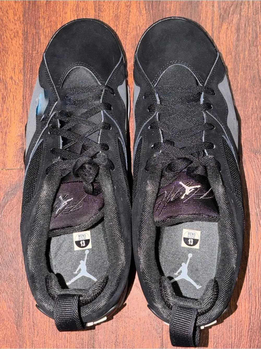 Jordan size 13 Mens Black and Gray Athletic shoes